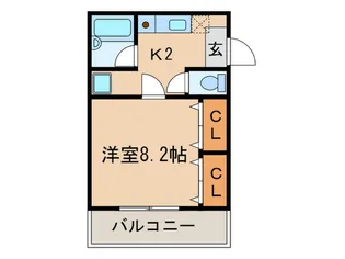 ソ-ホ-スクエア【2階】の間取り