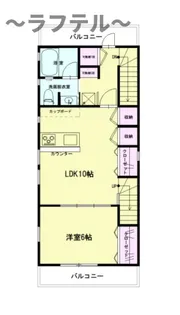 アルク小手指【3階】の間取り