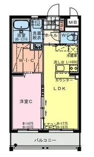 Green Terrace Toshimi【3階】の間取り