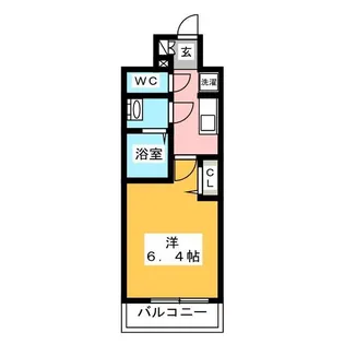 プレサンスTHE新栄【6階】の間取り