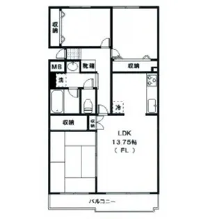 グランドゥール宮崎台【3階】の間取り