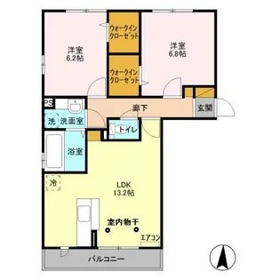 グリーンリーブス港南台I【3階】の間取り