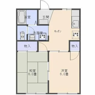 アリーナ相生III【1階】の間取り