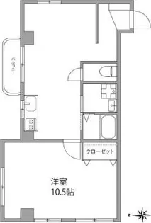 ビューラー433【1階】の間取り
