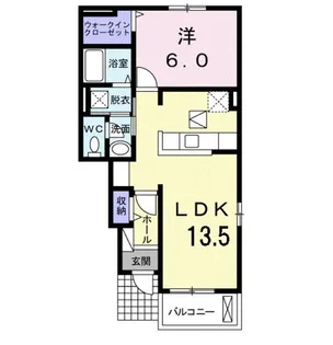 あじさい弐番館【1階】の間取り