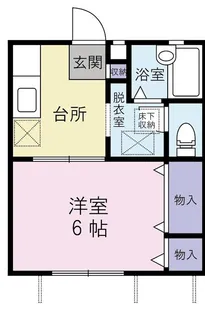 アトリーズ綱島A棟【1階】の間取り
