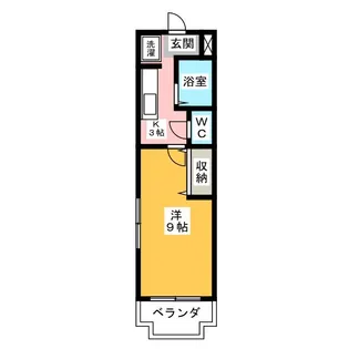 アビタシオン天王III【3階】の間取り