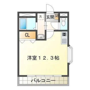 キャロット【1階】の間取り