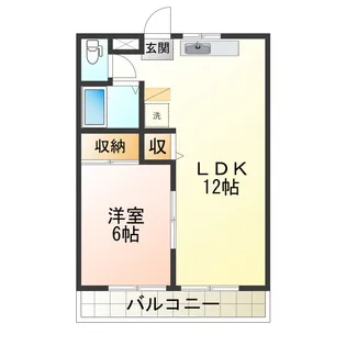 ラビットハウス白山I【1階】の間取り