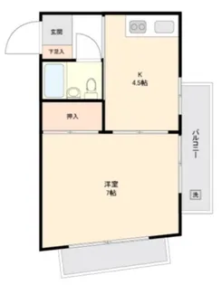 東武ハイライン東大井【3階】の間取り