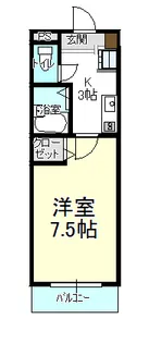 アネックス遠石II【3階】の間取り