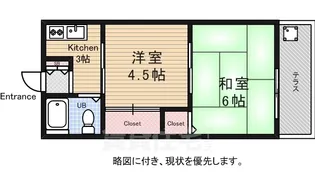 岡本ハイツ【2階】の間取り