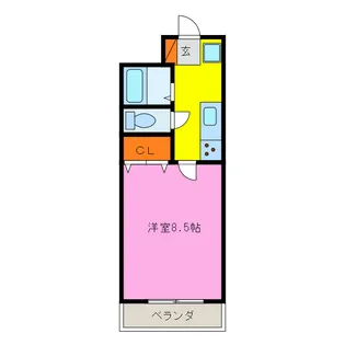 ダイムマンション鈴鹿【3階】の間取り