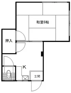 白須ビル【2階】の間取り