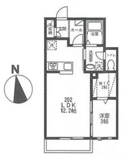 クルール エスポワール【2階】の間取り