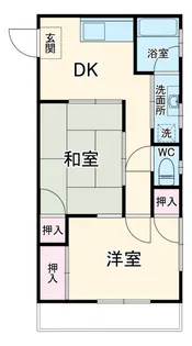 磯部アパート【2階】の間取り