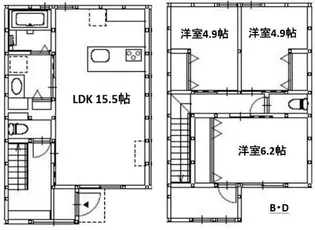 グランメゾンクレスト多治米V【2階】の間取り