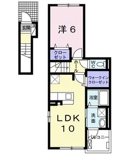 サクセス ツリー I【2階】の間取り
