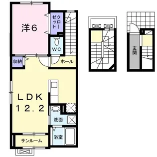 オレガノ【3階】の間取り