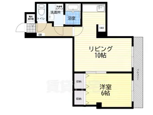 ライオンズマンション池袋【4階】の間取り