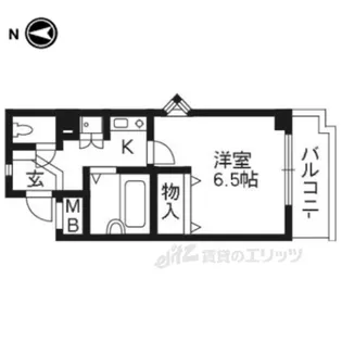 ブライティミル【3階】の間取り
