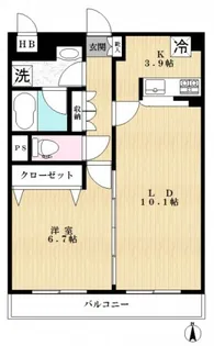 Sunny Garden【4階】の間取り