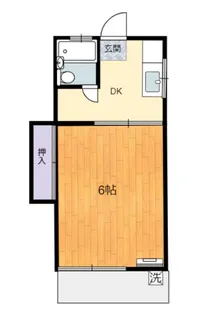 コーポ希【1階】の間取り