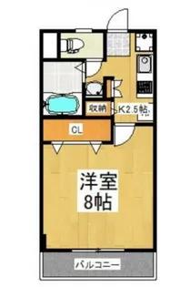 フォルテシムラ【2階】の間取り