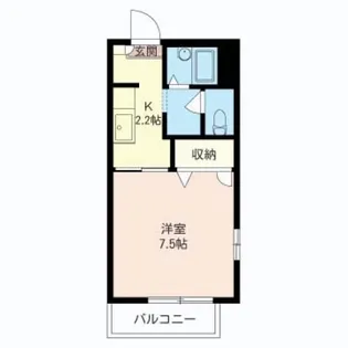 アムール【2階】の間取り