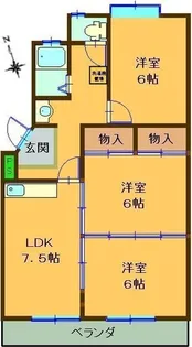エクシード佐鳴【3階】の間取り