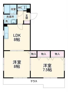 フォ・アール【2階】の間取り