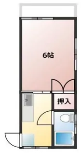 コーポジュン【2階】の間取り