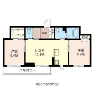 Orchid B【3階】の間取り