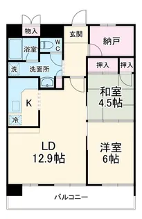 ハイレジデンス勝川【9階】の間取り