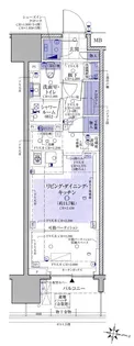 クレヴィア両国国技館通り【5階】の間取り