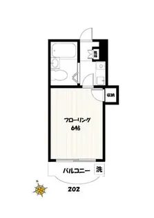 エメラルドハイツ【2階】の間取り