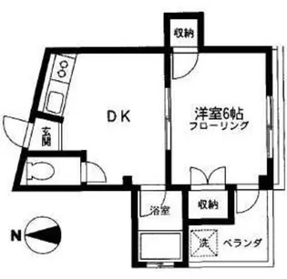コーポスズキ【2階】の間取り