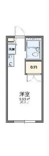 レオパレス多治見【2階】の間取り