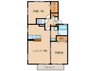 ルミエールTM A【1階】の間取り