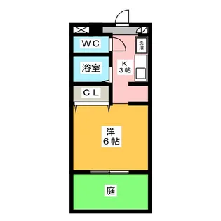 メゾン ド クレア【1階】の間取り