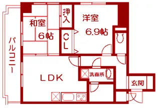 ルミエール【3階】の間取り