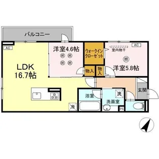 アトレ泉台【3階】の間取り