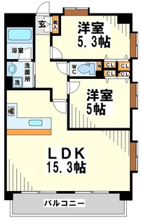 MOMOKI(ももき)【6階】の間取り