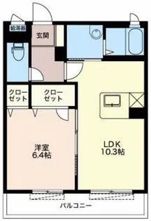 エアロネフ【1階】の間取り