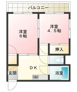 メゾンド多摩【3階】の間取り
