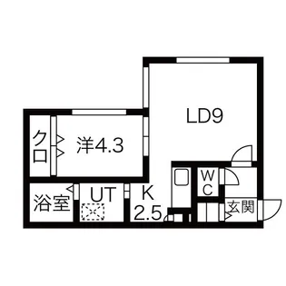 LA・y’s(ラ・ワイズ)【4階】の間取り