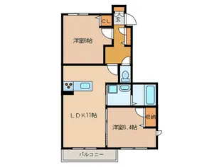 Relafort A【1階】の間取り