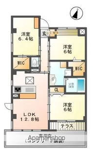 WIN’SII(ウインズツー)【1階】の間取り