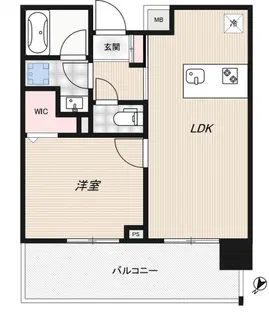 RIDGE豊洲【8階】の間取り