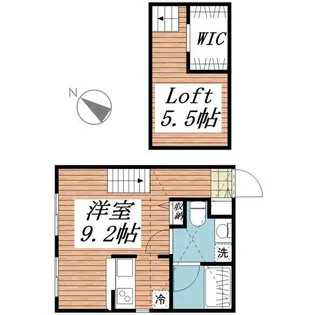 PRINCIPESSA ACQUA【2階】の間取り